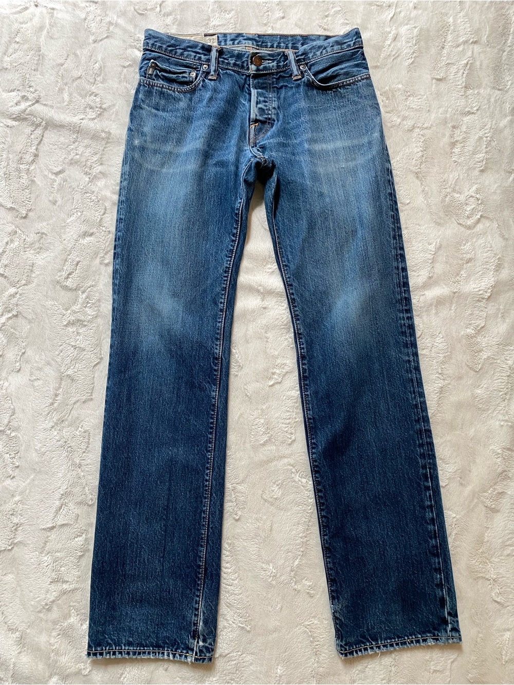 abercrombie & fitch • the a&f slim straight leg jeans | 32/34